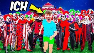 100 HORROR CLOWNS wollen MICH ENTFÜHREN!