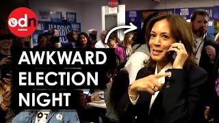 Awkward Moments You Missed From US Election Night 2024