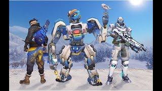 Overwatch: All Winter Wonderland 2017 Skins In-Game