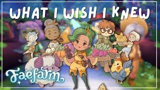 What I WISH I Knew BEFORE Playing FAE FARM! Beginner Tips‍️
