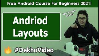 Linear Layout & Relative Layout In Android | Android Tutorials in Hindi #3