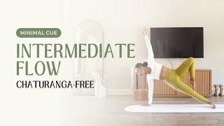 Minimal Cue INTERMEDIATE Yoga Flow | No Chaturanga