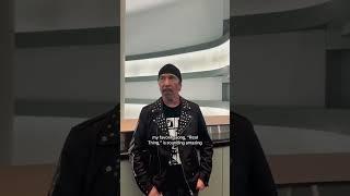 The Edge’s favorite song to hear played back to him in V-U2 at Sphere was… #VU2 #U2UVSPHERE