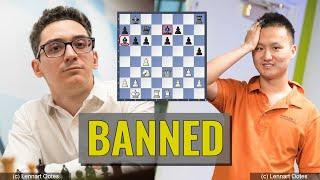 BANNED | Christopher Yoo vs Fabiano Caruana | US Championships 2024