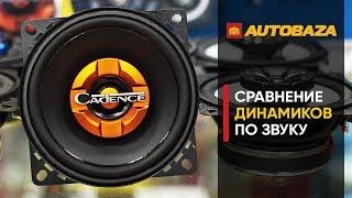 Сравнение динамиков по звуку. Kicx / CADENCE / Blaupunkt. Выбор акустики для авто 10 см.