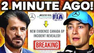 HUGE TENSION at Mercedes after FIA Found NEW EVIDENCE in Verstappen—Russell Canada GP Incident!
