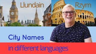 City names in different languages - a fun look at exonyms