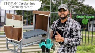 Deerfamy Garden Stool - Unboxing & Review ! Make Gardening Easy  #greentgarden #gardening