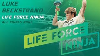 NSC 1st Place Luke Beckstrand | Every Finals Run From Life Force Ninja Season 4 Qualifier