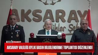 #haber | Aksaray 2025 Şubat Ayı Asayiş Bilgilendirme Toplantısı Yapıldı | Nora Tv