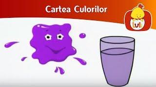 Cartea Culorilor - Violet, galben, roșu, pentru copii - Luli TV