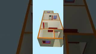 12x30 house plan || 12x30 Ghar ka naksha ||. 1bhk house plan at cost 5 lakh #shorts #viral #trending