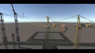 Tower Crane Set#1  (Unity3d AssetStore demo)