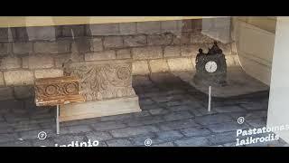 The courtyard of the Klaipėda Clock  Museum, the sounds of the carillon 