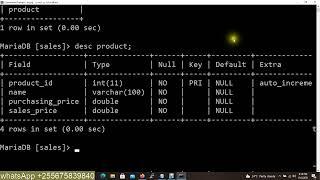 MYSQL DATABASE PROGRAMMING: CREATING TABLES WITH REFERENTIAL INTERGRITY