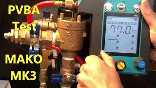 PVBA Test Procedure USC 10th Edition MAKO 3 Valve Test Kit