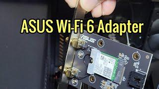 ASUS PCE-AX3000 Wi-Fi 6 PCI-E Adapter Installation