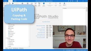 UiPath Studio: COPYING & PASTING CODE