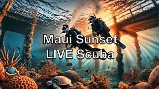 Maui Sunset LIVE Scuba (TT Replay 12/17/24)