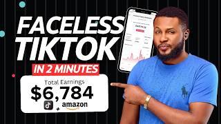 How to Generate PROFITABLE Faceless TikTok Videos in 2 Minutes | Make Money Online