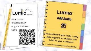 Lumio - Add audio