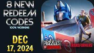  Puzzles & Survival Codes | Puzzles & Survival Redeem Codes | Puzzles & Survival Gift Codes 2024