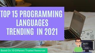 Top 15 Programming Languages  in 2021 in 1 min