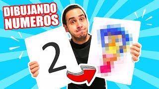 CONVIRTIENDO NUMEROS EN DIBUJOS !! 10 DIBUJOS CREATIVOS | HaroldArtist