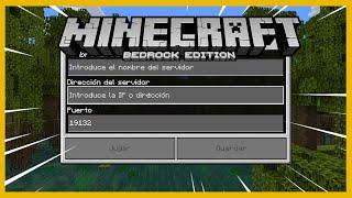 CÓMO ENTRAR a CUALQUIER SERVIDOR en MCPE / Bedrock