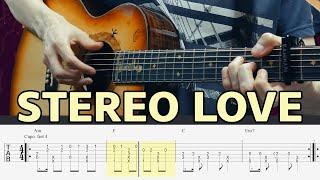 Stereo Love  Fingerstyle Guitar Tabs