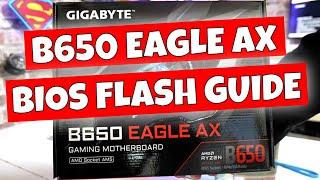 How To Use Gigabyte Q Flash Plus B650 Eagle AX Motherboard BIOS Update