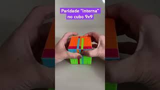 Como eu resolvo no cubo 9x9 a paridade tipo “interna”?? #cubo #cubomágico #cube #rubiks #paridade