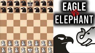 Eagle Army Vs Elephant Army║Fairy Chess Part 5