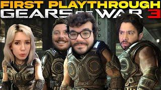First time beating GEARS OF WAR 3 w/ Ray Narvaez Jr, Alanah Pearce