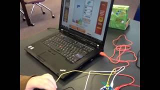 Teen Tech Week 2014 at NHS Media Center--MakeyMakey and Squishy Circuits