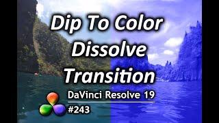 DaVinci Resolve Tutorial: How To Add a Dip To Color Dissolve Transition