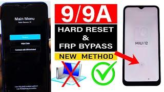 Redmi 9/9A Hard Reset & FRP Bypass - No Need Computer