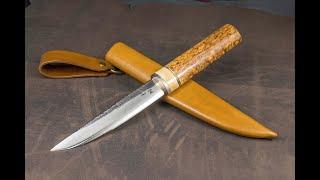 Yakut knife (3V, Karelian birch)