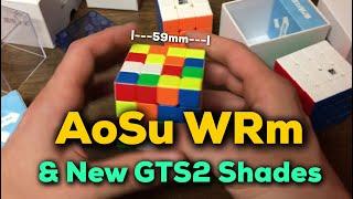 MoYu AoSu WRm 4x4 and new WeiLong GTS 2m Unboxing