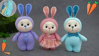 They are adorableDIY sock bunniesDIY Easter ideas