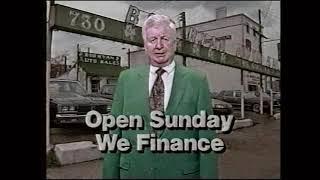 Bob Ryan "Smiling Irishman" Auto Sales Commercial Louisville KY (1992)