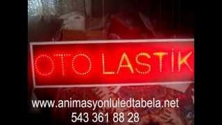 Oto Lastik Mantar Led Tabela Animasyonlu