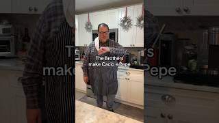 The Brothers make Cacio e Pepe #shorts