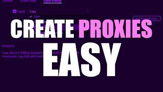 How to Create a proxy project in Premiere Pro 2021