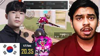 WORLD's RANK 1 5 Finger Claw + GYRO South Korea PLAYER Junior BEST Moments in PUBG Mobile