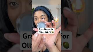 IM HERE FOR THIS…GRAY BLUSH CAN BE GREAT TO MUTE DOWN BRIGHT BLUSHES 