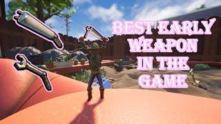  GROUNDED | Best Early Game Weapons | Pinch Whacker No Building