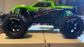 Neighborhood races with the Traxxas Xmaxx