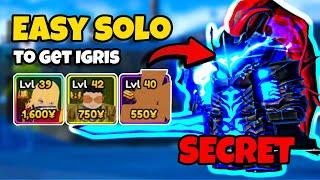 Easy way to Solo to get Igris | Anime Vanguards