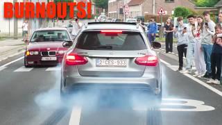 Supercars Accelerating, BURNOUTS! M2 F87, C63S AMG, Noble M12 GTO, C63BS, 430 Scuderia,  992 ST..